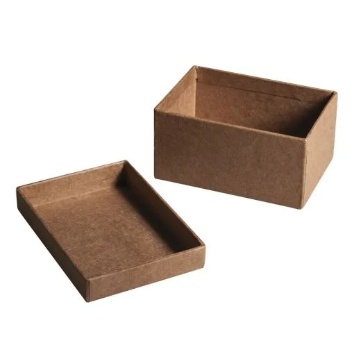 Pappmach�-Boxen-Set 7x5x3,5cm