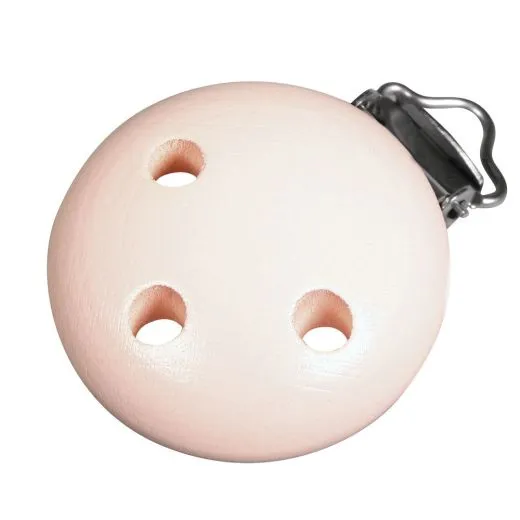 Holz-Clip 37mm babyrosa