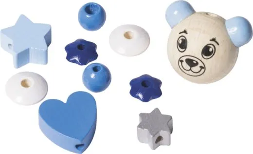 Holzperlen Mix Teddy 11 St�ck
