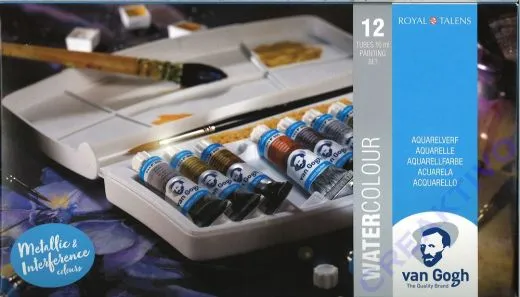 Van Gogh Watercolour Metallic & Interference Colours