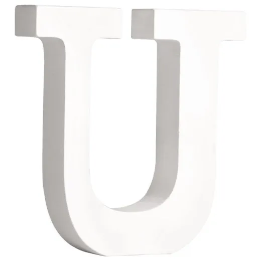 MDF-Buchstabe 11cm U