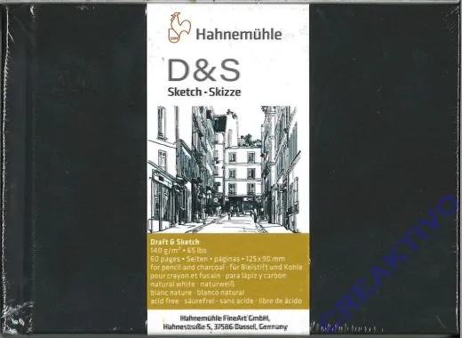 Hahnem�hle D&S Skizzenbuch 125mm x 90mm
