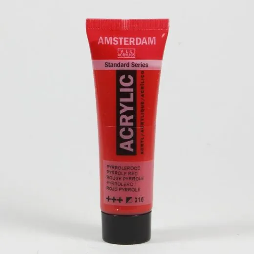 Amsterdam Acrylic Standard Series 20ml - pyrrolerot