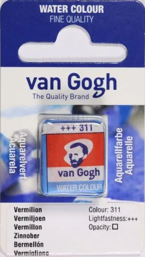 Van Gogh Aquarell N�pfchen zinnober