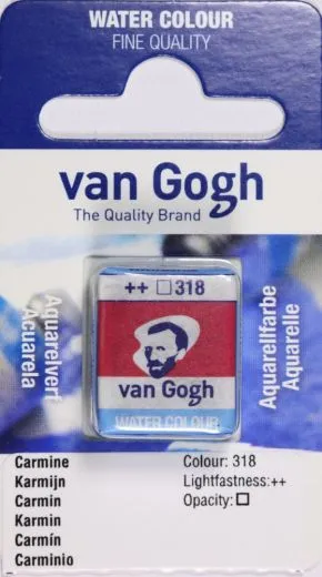 Van Gogh Aquarell N�pfchen karmin