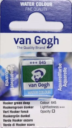 Van Gogh Aquarell N�pfchen hookergr�n dunkel