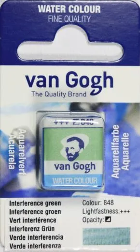 Van Gogh Aquarell N�pfchen interferenz gr�n
