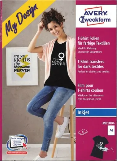T-Shirt Folien f�r dunkle Textilen