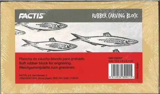 Factis Rubber Carving Block 15,5x9x0,7cm