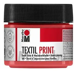Marabu Textil Sieb- & Hochdruckfarbe pyrrolrot