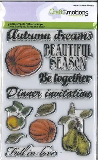 Clear Stamps K�rbis Apfel Birne