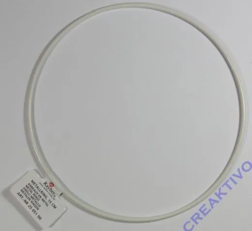 Metallring beschichtet wei� 22cm