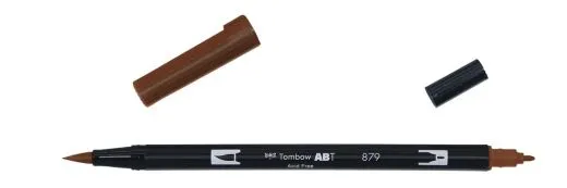 Tombow ABT Dual Brush Pen - brown