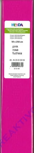 Heyda Krepp 50x250cm pink