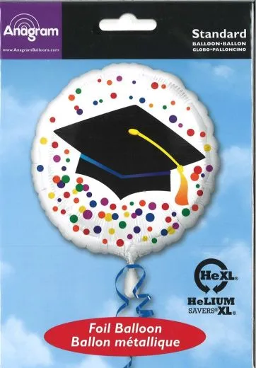 Folienballon Studium Doktorenhut