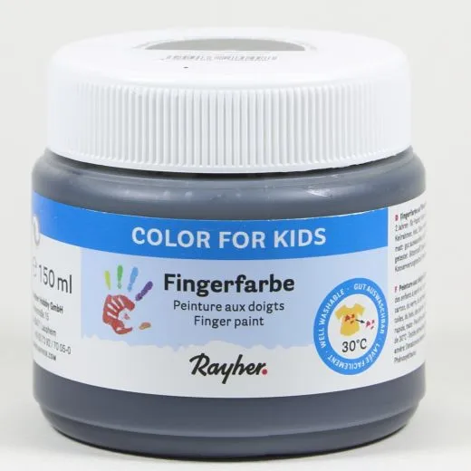 Fingerfarbe schwarz