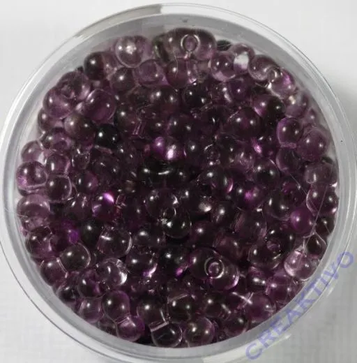 Pracht Farfalle Schmetterlingsperlen transparent lila-ton