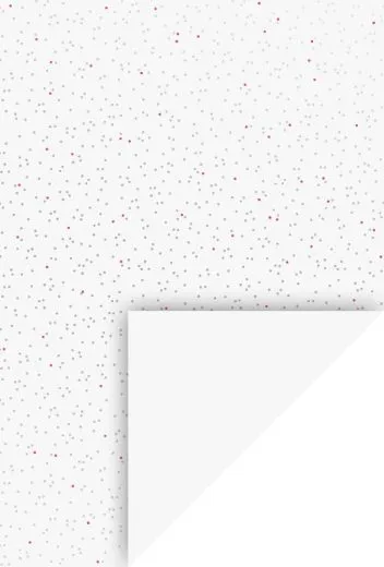 Motivkarton Punkte A4 silber/neon auf Wei�
