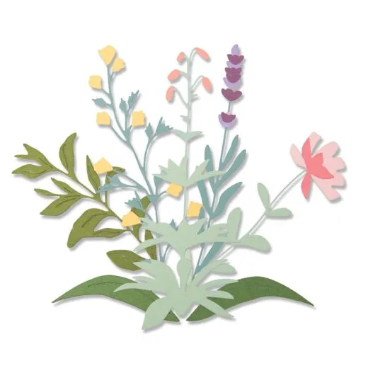 Sizzix Thinlits Die Set 8PK - Spring Stems