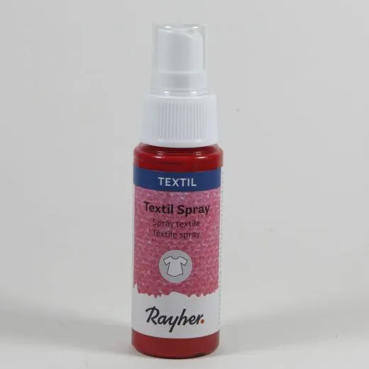 Rayher Textil Spray karminrot