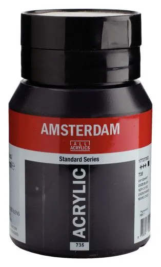 Amsterdam Acrylic Standard Series 500ml - oxidschwarz