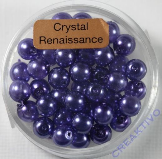 Crystal Renaissance Perlen 6mm violet