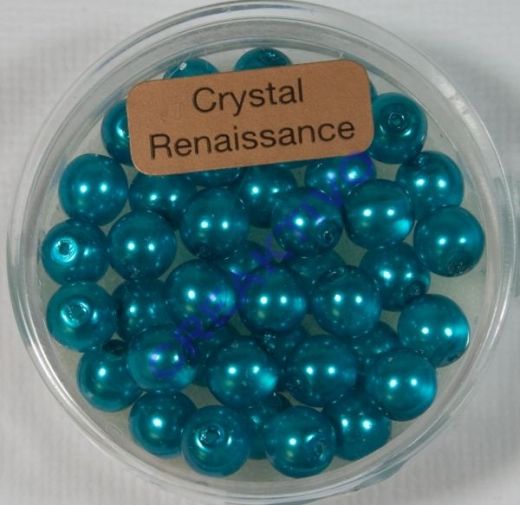 Crystal Renaissance Perlen 6mm türkis