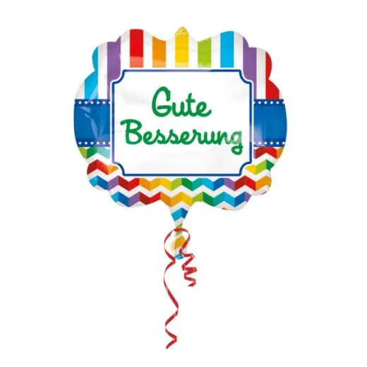 Folienballon Gute Besserung 63cm x 55cm
