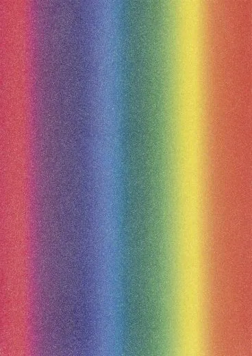 Glitterkarton A4 Regenbogen