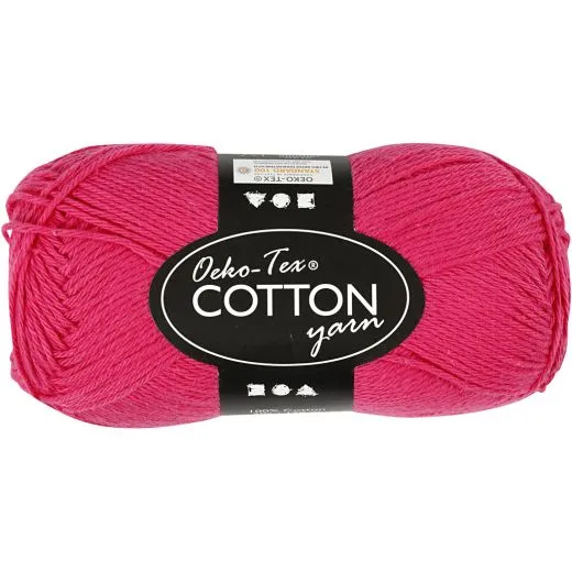 Baumwollgarn, L 170 m, 8/4 , pink, 50g