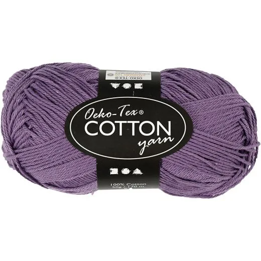 Baumwollgarn, L 170 m, 8/4 , lila, 50g