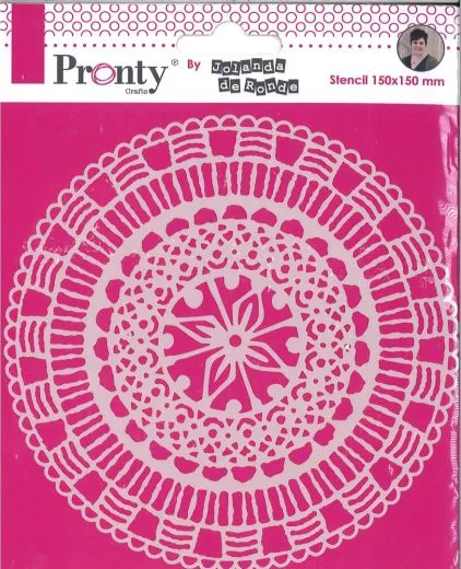Pronty Mask Stencil 150mm x 150mm - Mandala Circle