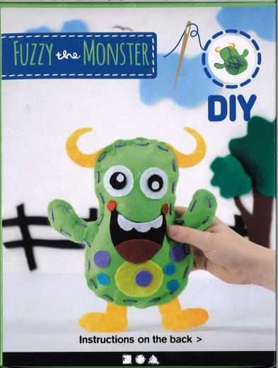 Bastelpackung Fuzzy the Monster