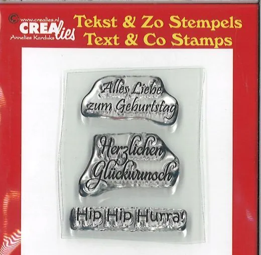 Cleastamp Textstempel Geburtstag 4