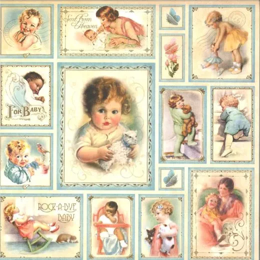 Scrapbooking-Papier Little Darlings - Bundle of joy (Restbestand)