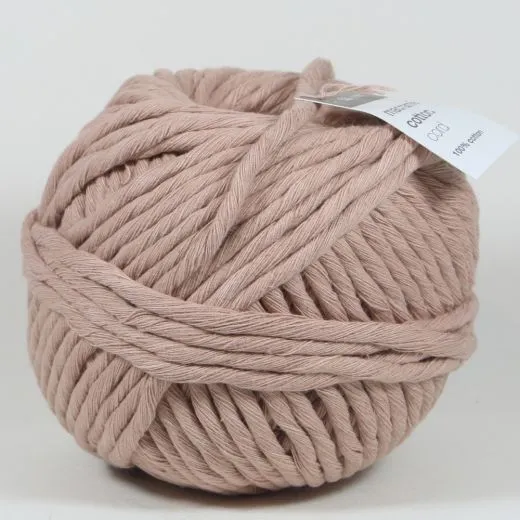 Macram� Baumwollkordel 50m x 5mm pink