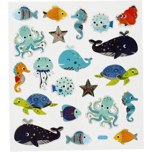 Sticker Meerestiere