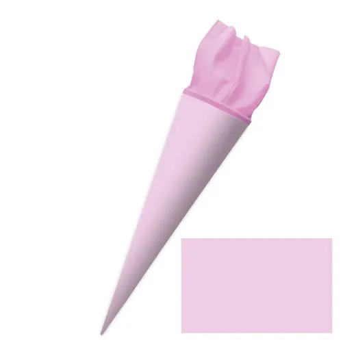 Bastel-Schult�te mit Filzmanschette 70cm rosa (kein Versand - nur Abholung)