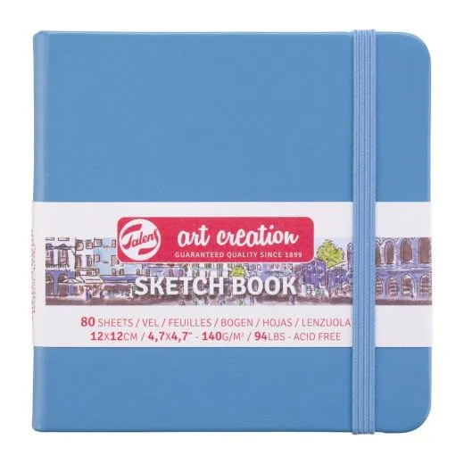 Talens Art Creation Sketch Book 12x12cm lake blue