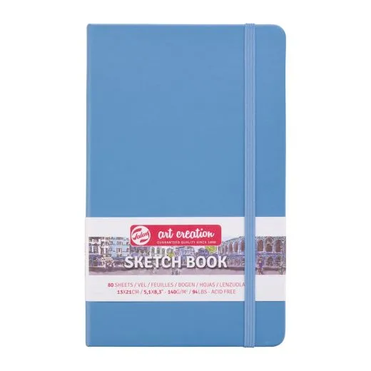 Talens Art Creation Sketch Book 13x21cm lake blue