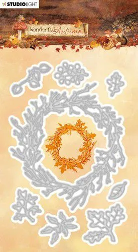 Studio Light Embossing Die 94x146mm Wonderful Autumn nr.312