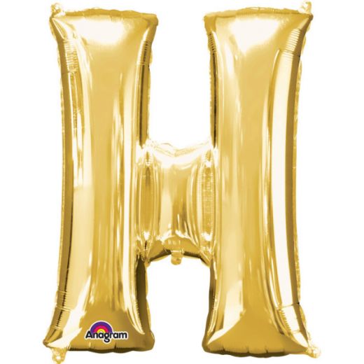 Folien-Ballon H gold 86cm