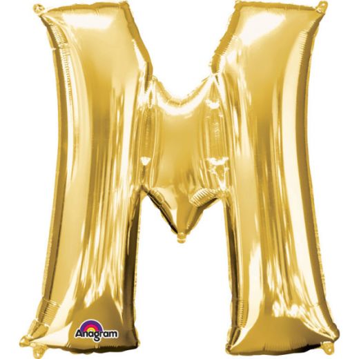 Folien-Ballon M gold 86cm