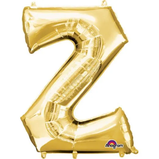 Folien-Ballon Z gold 86cm