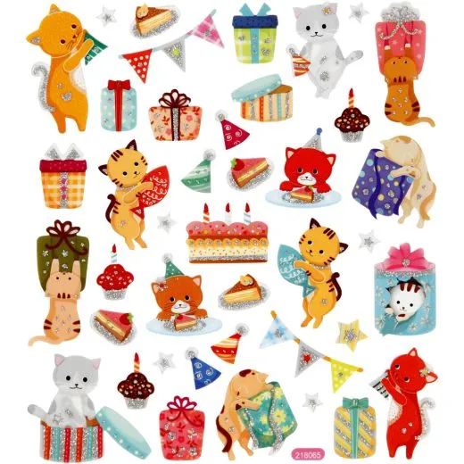 Sticker Geburtstagsk�tzchen