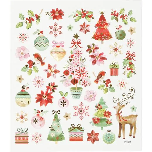 Sticker Romantische Weihnachtszeit