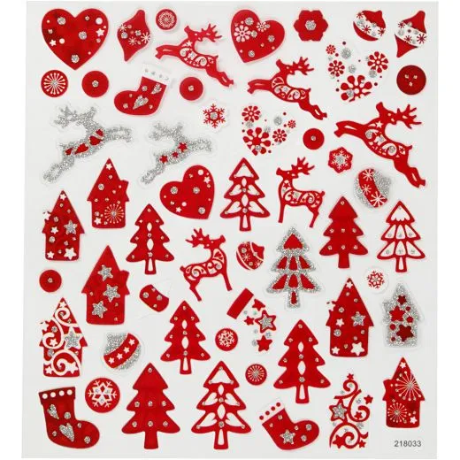 Sticker Romantische Weihnachtszeit