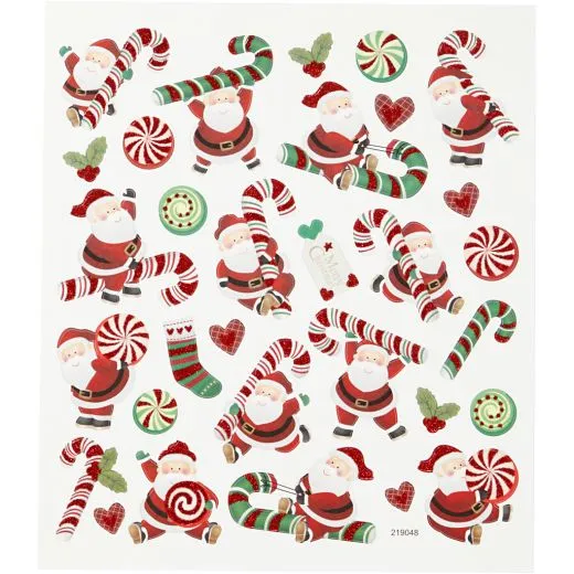 Sticker Nikolaus mit Candy