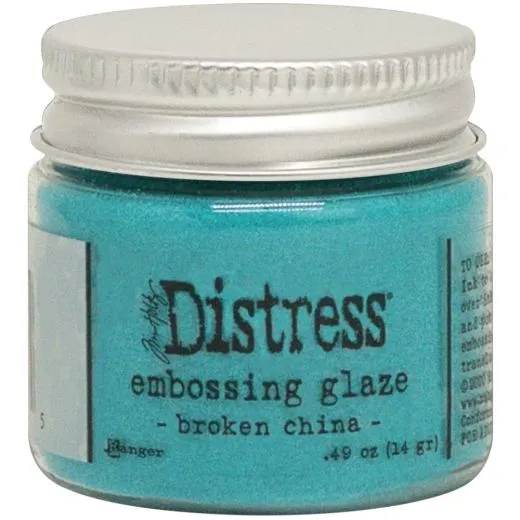 Tim Holtz Distress Embossing Glaze - broken china