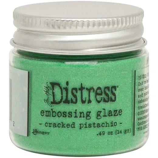 Tim Holtz Distress Embossing Glaze - cracked pistachio